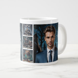 Lustig The Boss Personalisiertes Benutzerfoto Jumbo-Tasse