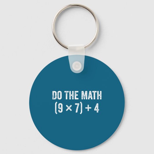 Lustig The Math 67 Meme Schlüsselanhänger (Vorderseite)