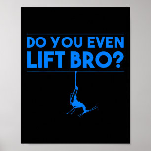 Lustig, trainierst du überhaupt, Bro-Geschenk, süß Poster