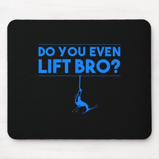 Lustig, trainierst du überhaupt, Bruder-Geschenk, Mousepad (Vorne)