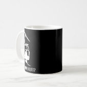 Lustig, trainierst du überhaupt Ski Kaffeetasse (Vorderseite Links)