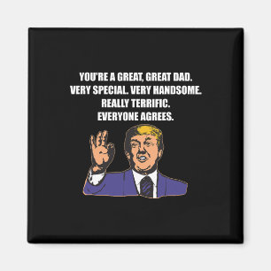Lustig Trump Bester Vater Aller Zeiten Jedem Zusti Magnet