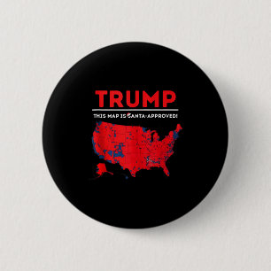 Lustig Trump Diese Karte Ist Von Santa Genehmigt S Button