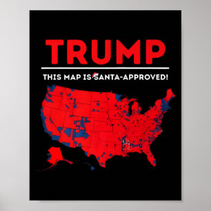 Lustig Trump Diese Karte Ist Von Santa Genehmigt S Poster