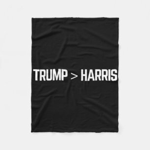 Lustig Trump ist größer als Harris Wählen Sie Repu Fleecedecke