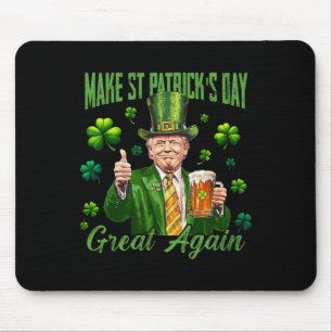 Lustig Trump macht St. Patrick's Day wieder großar Mousepad