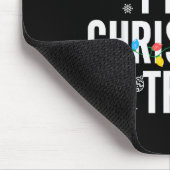 Lustig tun als ob ich ein Weihnachtsbaum bin Weihn Mousepad (Ecke)