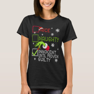 Lustig Unartig Unschuldig bis zum Beweis der Schul T-Shirt
