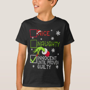 Lustig Unartig Unschuldig bis zum Beweis der Schul T-Shirt