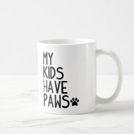 Lustig und niedlich haben meine Kinder Tatzen Kaffeetasse