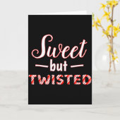 Lustig und süß, aber verdreht  karte (Gelbe Blume)