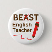 Lustig und verrückt, Tier oder bester Button (Vorderseite)