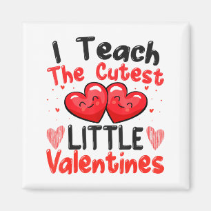 Lustig unterrichte die süßesten kleinen Valentins  Magnet