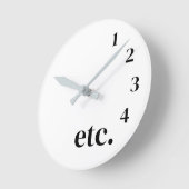 Lustig usw. runde wanduhr (Winkel)