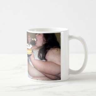 Lustig verdienen Sie heraus fette Kaffeetasse
