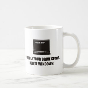 Lustig - verdoppeln Sie Ihren Antriebsraum. Kaffeetasse
