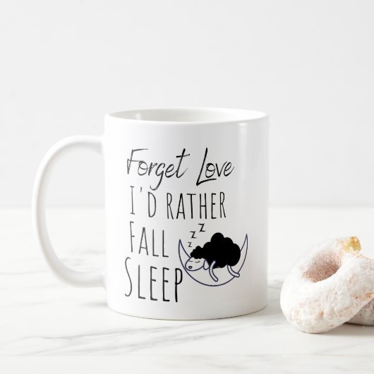 Lustig Vergessen Liebe Kaffeetasse (Mit Donut)