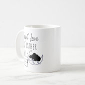 Lustig Vergessen Liebe Kaffeetasse (Vorderseite Links)