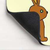 Lustig verletzt mein Hintern Häschen Mousepad (Ecke)