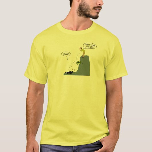 Lustig verlieren Sie nicht das GPS-Cartoon T-Shirt (Vorderseite)