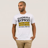 Lustig vervierfachen Sie T-Shirt (Vorne ganz)