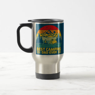 Lustig Vintage Bester Camping-Vater Allerzeit Vate Reisebecher