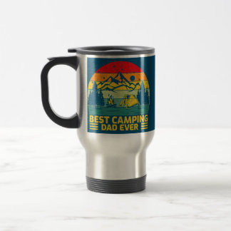 Lustig Vintage Bester Camping-Vater Allerzeit Vate Reisebecher