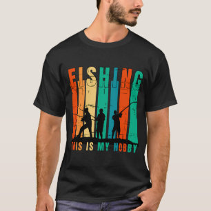 LUSTIG vintage , Schule ist wichtig, aber Angeln i T-Shirt