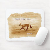 lustig, was der Fuchs sagt Mousepad (Mit Mouse)