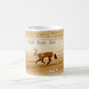 lustig was sagt der Fuchs Kaffeetasse