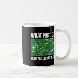 Lustig, welchen Teil des Fußballs verstehst du nic Kaffeetasse