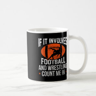 Lustig wenn es Fußball und Wrestling beinhaltet Co Kaffeetasse