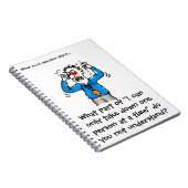 Lustig, wenn Gerichtsschreiber angreifen (Männer) Notizblock (Rechte Seite)