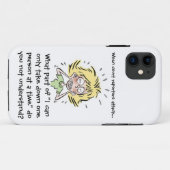 Lustig wenn Gerichtsschreiber-Angriff Case-Mate iPhone Hülle (Rückseite (Horizontal))