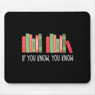 Lustig wenn man weiß, man kennt 6 7 Bücher lesen F Mousepad
