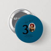 Lustig, wer 30 ist Stylischer 30. Geburtstag Button (Vorne & Hinten)