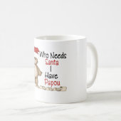 Lustig, wer Sankt Papou benötigt Kaffeetasse (VorderseiteRechts)