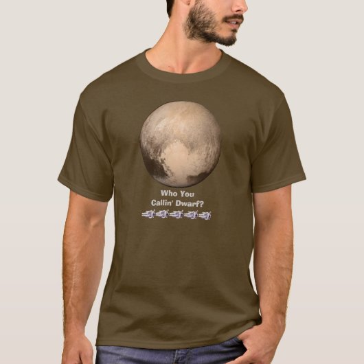Lustig wer Sie Callin zwergartiges Pluto Shirt (Vorderseite)
