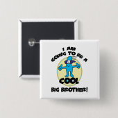 Lustig werde ich ein großer Bruder sein Button (Vorne & Hinten)