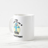 Lustig werde ich ein großer Bruder sein Kaffeetasse (Vorderseite Links)