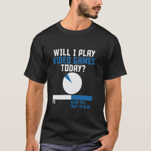 Lustig Werde ich heute Videospiele spielen Tortend T-Shirt