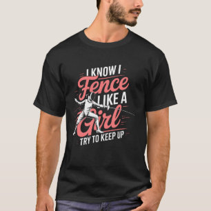 Lustig wie Fechter Fechten Wertschätzung T-Shirt