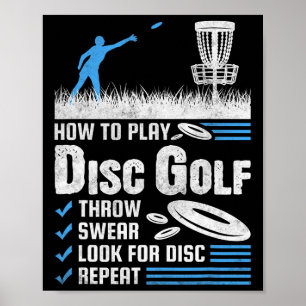 Lustig, wie man Disc Golf spielt  Poster