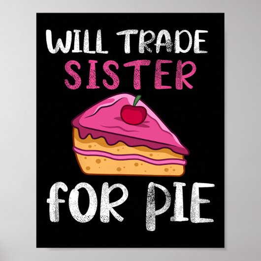 Lustig Wird Schwester Für Pie Kürbis-Pie Danke Han Poster (Vorne)