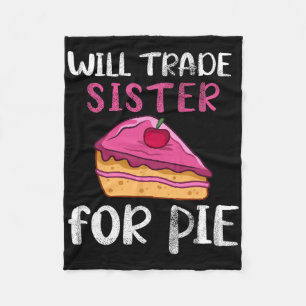 Lustig Wird Schwester Für Pie Kürbis-Pie Danke Tau Fleecedecke