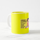 Lustig Zweifarbige Tasse (Vorderseite Links)