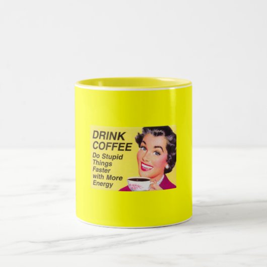Lustig Zweifarbige Tasse (Mittel)