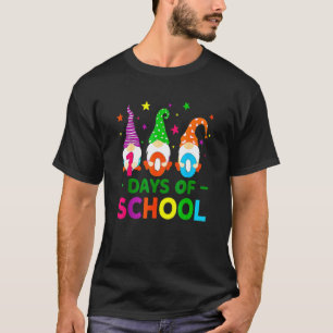 Lustige 100 Tage Schule Gnome Lehrer Kinder 100. T-Shirt