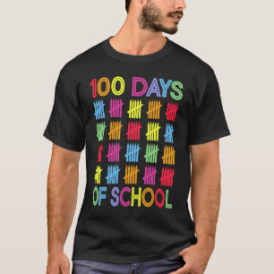 Lustige 100 Tage Schule Schüler Lehrer 100 Tage T-Shirt