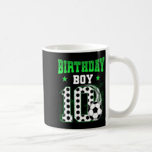 Lustige 10. Geburtstagsfeier Fußball Thema Party 1 Kaffeetasse